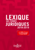 Serge Guinchard & Thierry Debard - Lexique des termes juridiques 2018-2019 artwork