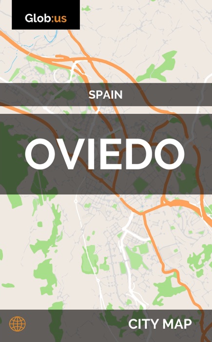 Oviedo, Spain - City Map