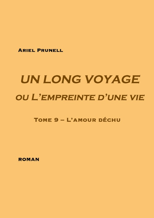 Un long voyage ou L'empreinte d'une vie - Tome 9