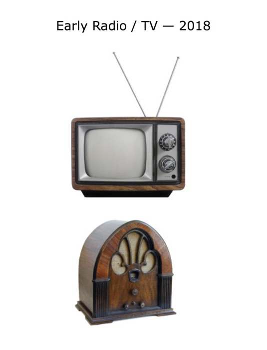 Early Radio / TV — 2018