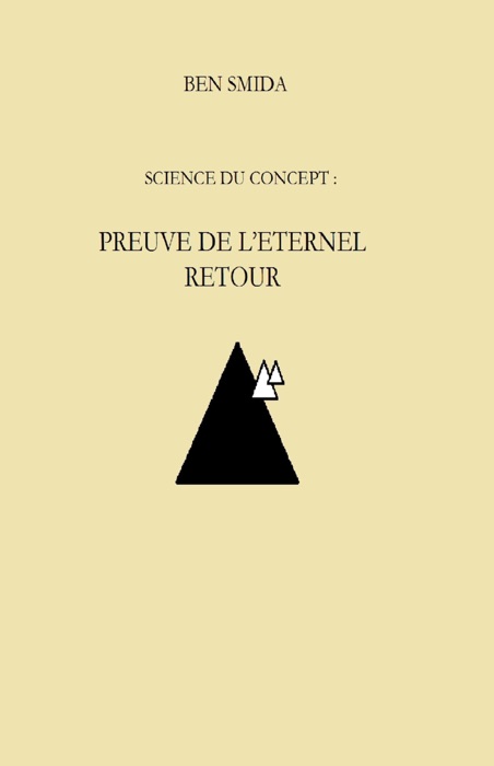 Science du concept : preuve de l'éternel retour