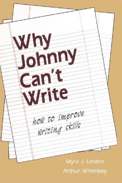 Why Johnny Can't Write