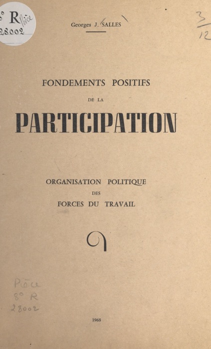 Fondements positifs de la participation