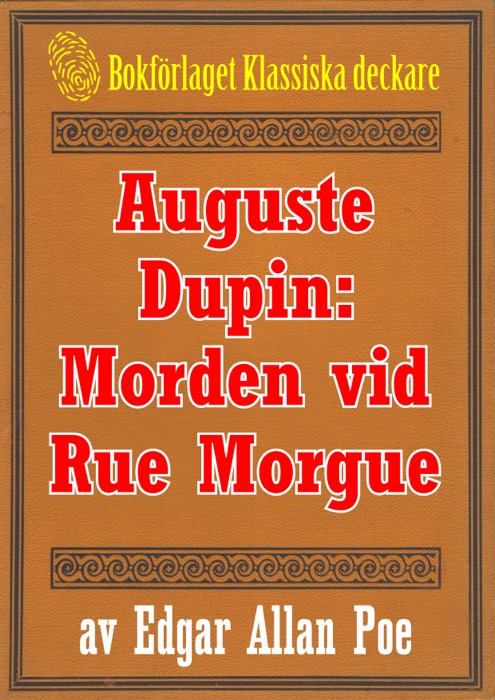 Auguste Dupin: Morden vid Rue Morgue