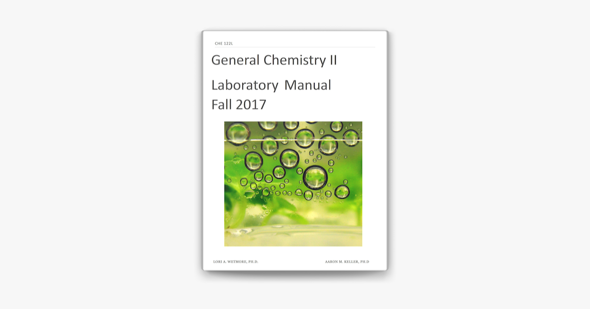 ‎General Chemistry II Laboratory Manual on Apple Books