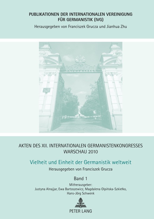 Akten des XII. Internationalen Germanistenkongresses Warschau 2010