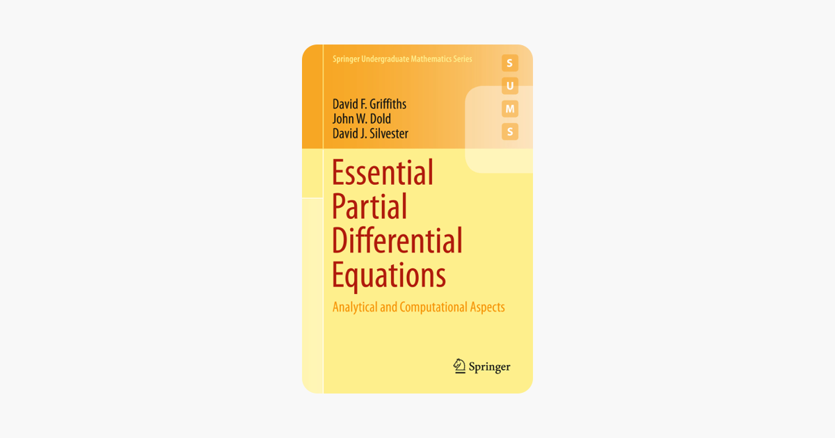 Essential Partial Differential Equations - 