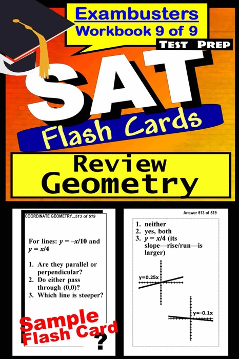 SAT Test Prep Geometry Review--Exambusters Flash Cards--Workbook 9 of 9