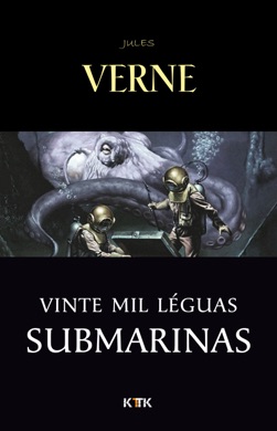 Capa do livro Vinte Mil Léguas Submarinas de Júlio Verne