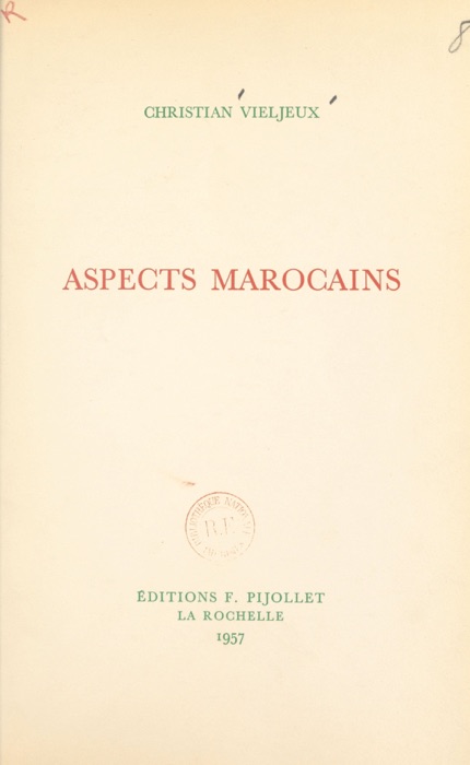 Aspects marocains
