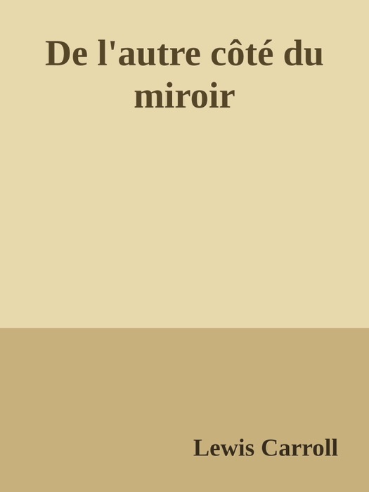 De l'autre côté du miroir