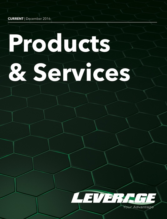 LEVERAGE Products & Services Digital Catalog