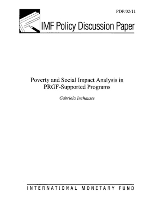 Poverty and Social Impact Analysis in PRGF-Supported Programs