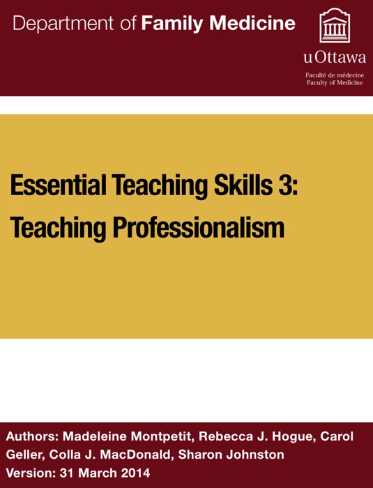 Essential Teaching Skills 3: Teaching Professionalism