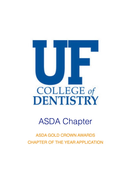 UF ASDA Chapter of the Year Application