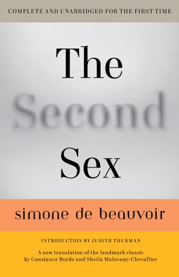 Capa do livro The Second Sex de Simone de Beauvoir