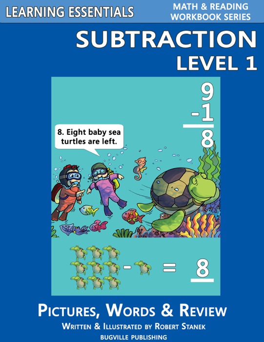 Learning Essentials Subtraction Level 1: Math and Reading Workbook Series