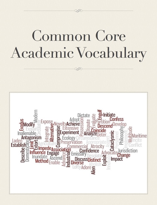Common Core Academic Vocabulary