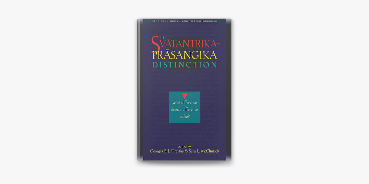 Apple Booksでsvatantrika Prasangika Distinctionを読む