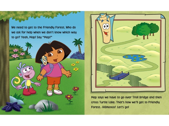 ‎Dora's Camping Trip Read-Along Storybook (Dora the Explorer) on Apple ...