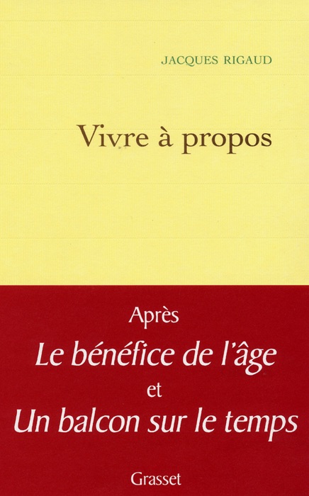 Vivre à propos