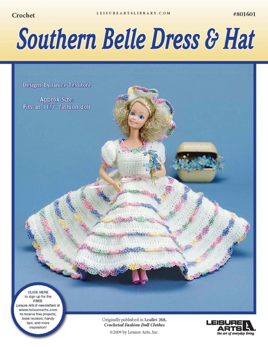 Southern Belle Dress & Hat Crochet ePattern