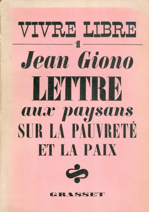 Lettre aux paysans sur la pauvreté et la paix