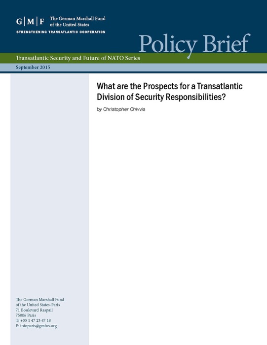 What are the Prospects for a Transatlantic Division of Security Responsibilities?