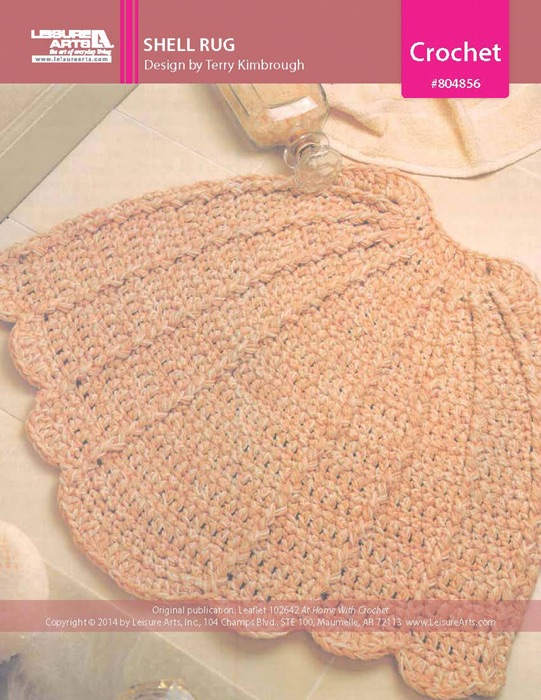 Shell Rug Crochet ePattern