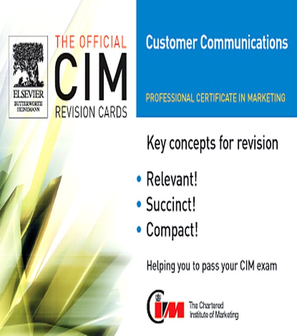 CIM Revision Cards: Customer Communications in Marketing 05/06