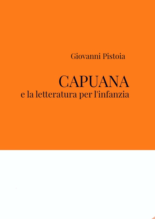 Capuana e la letteratura per l'infanzia