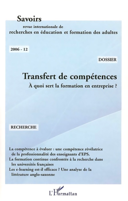 Transfert de compétences