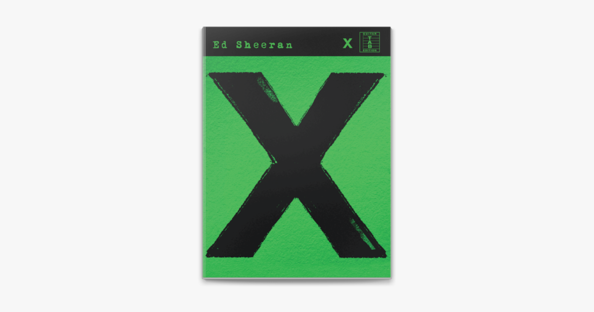 Ed Sheeran X Guitar Tab On Apple Books