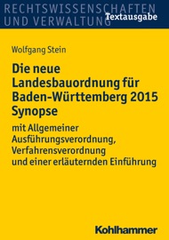 Book's Cover of Die neue Landesbauordnung für Baden-Württemberg 2015 Synopse