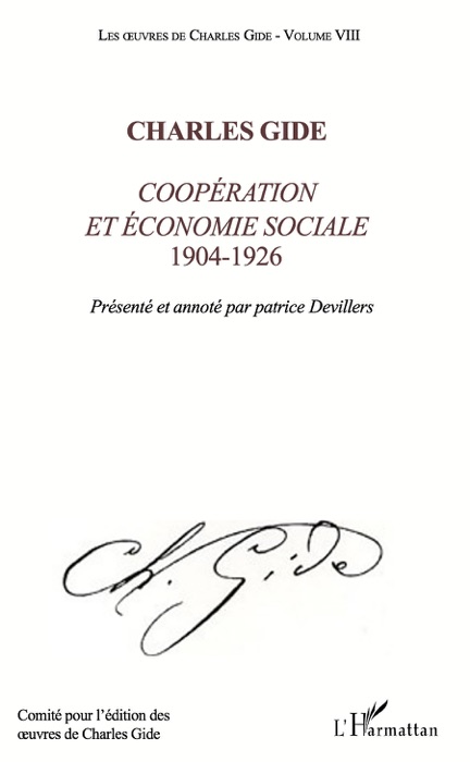 Coopération et économie sociale: 1904-1926