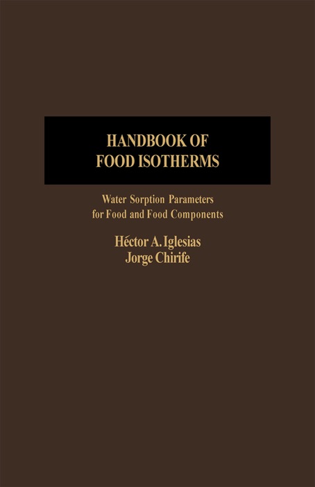 Handbook of Food Isotherms