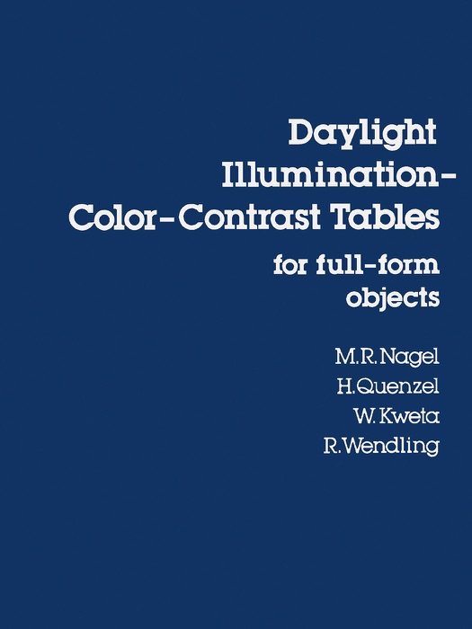 Daylight Illumination-Color-Contrast Tables