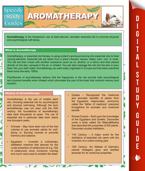 Aromatherapy (Speedy Study Guides)