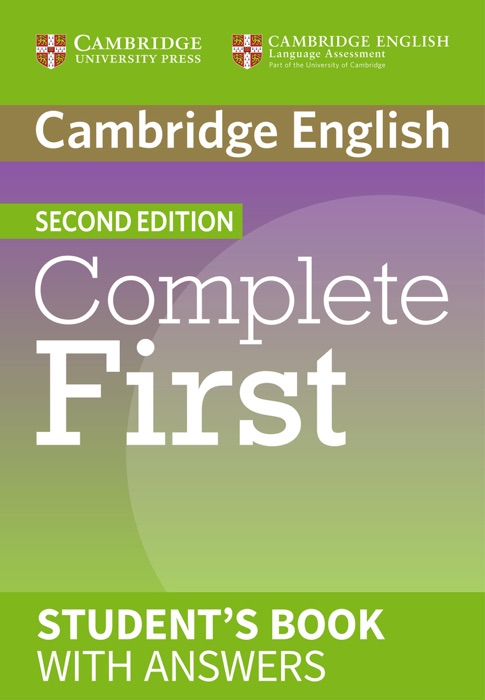 Complete First Second edition Student's Book with answers