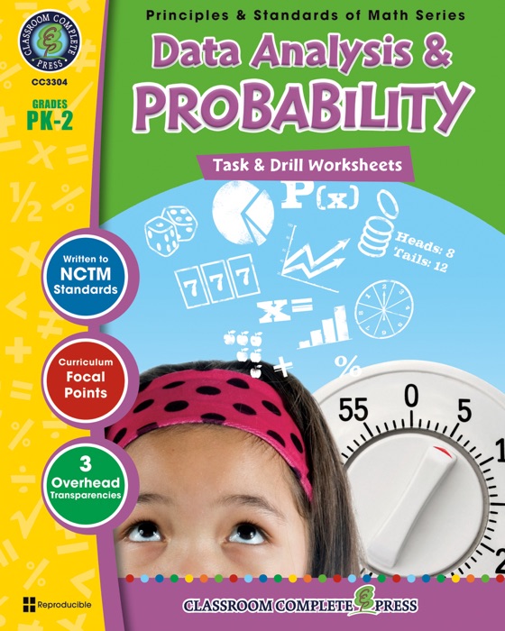 Data Analysis & Probability - Task & Drill Sheets Gr. PK-2