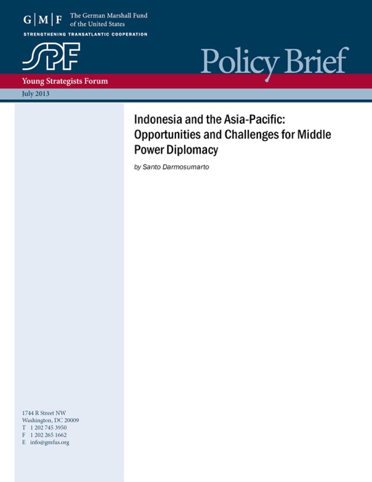 Indonesia and the Asia-Pacific