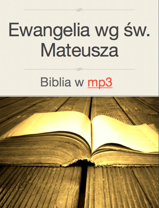 Ewangelia wg św. Mateusza