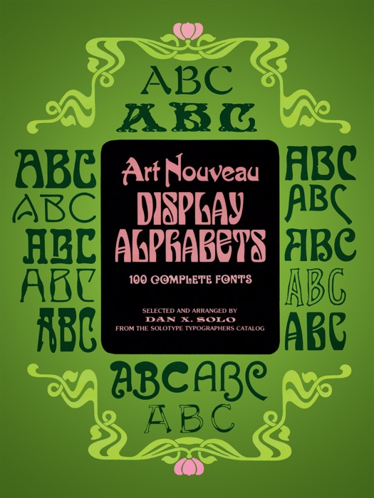 Art Nouveau Display Alphabets