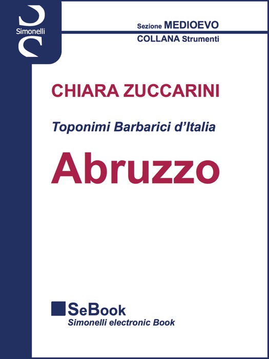 Toponimi Barbarici d'Italia - Abruzzo