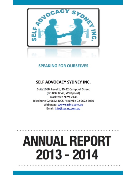 SAS Inc Annual Report 2013 - 2014