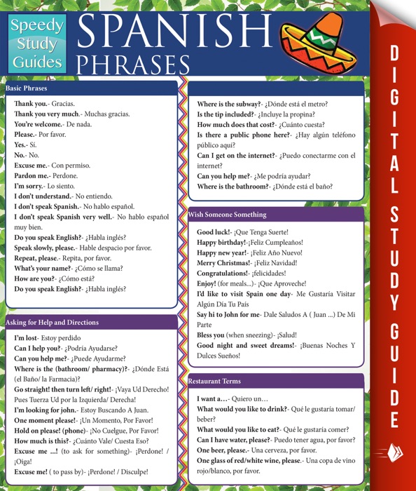 Spanish Phrases (Study Guide)