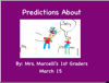 Prediction Book: Crazy Hair Day - Mrs. Marcelli's First Grade Class