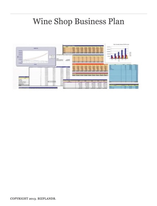 Wine Shop Business Plan