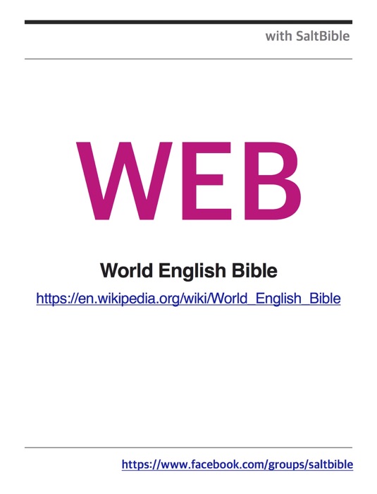 World English Bible (WEB)