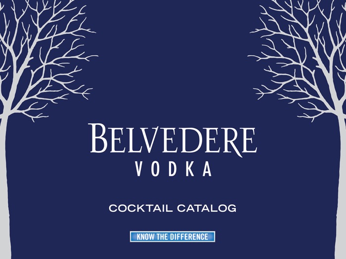 Belvedere Vodka Cocktail Catalog